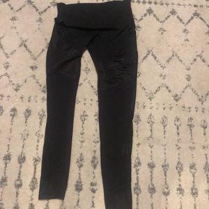 Black athleta moto leggings